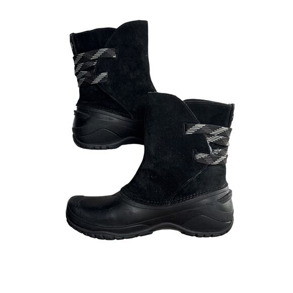 The North Face Boots Womens Shellista II Pull-On Black Snow Rain Size 8 - Picture 2 of 9